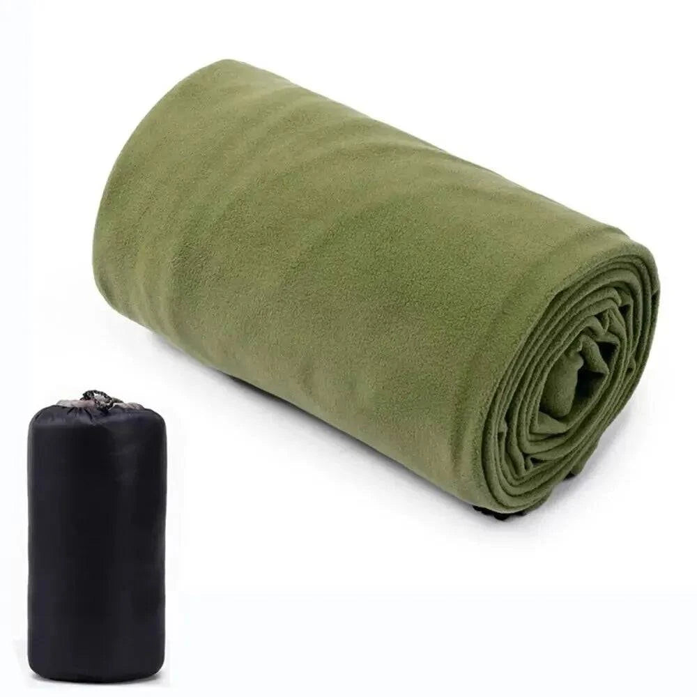 Fleece Sleeping Bag Portable Ultra-light Polar Travel Sheets for Adults Outdoor Camping Tent Bed Warm Sleeping Bag Liner-WAYBIKER