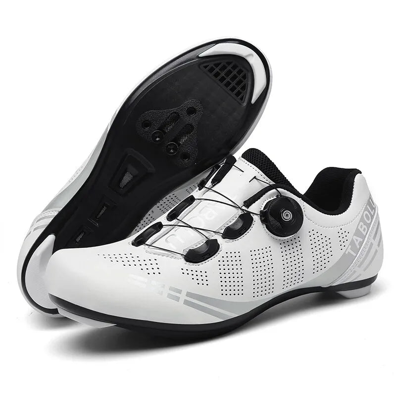 Cycling Sneaker MTB Men Sport Road Bike Boots Flat Racing Speed Sneakers Trail Mountain Bicycle Footwear Spd Pedal Cycling Shoes-WAYBIKER