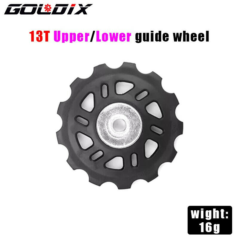 GOLDIX MTB Bicycle Pulley Wheel Nylon Fiber 11T 12T Road Bike Jockey Rear Derailleur Repair Kit for Shimano Sram X01 XX1 GX NX-WAYBIKER