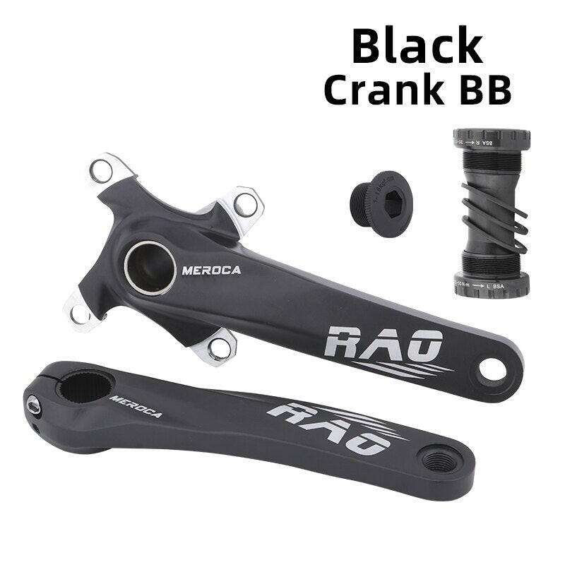 MEROCA Bicycle Crankset 170mm Forging Crank Narrow Wide teeth 104BCD Chainring 32/34/36/38T Chain Wheel For MTB bike crankset-WAYBIKER