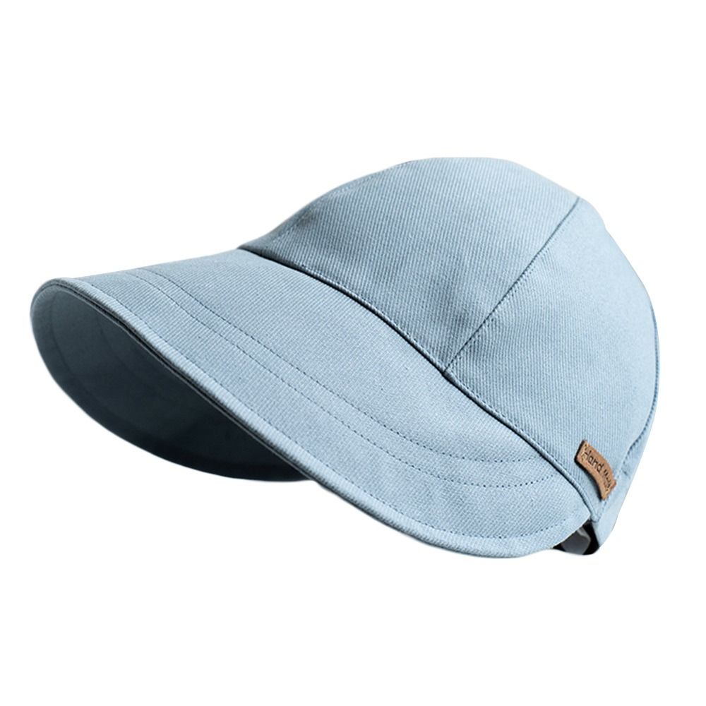 Foldable Wide Brim Sun Hat Drawstring Adjustable Caps for Men Women Beach Hats Summer Quick-drying Visors Fisherman Cap-WAYBIKER