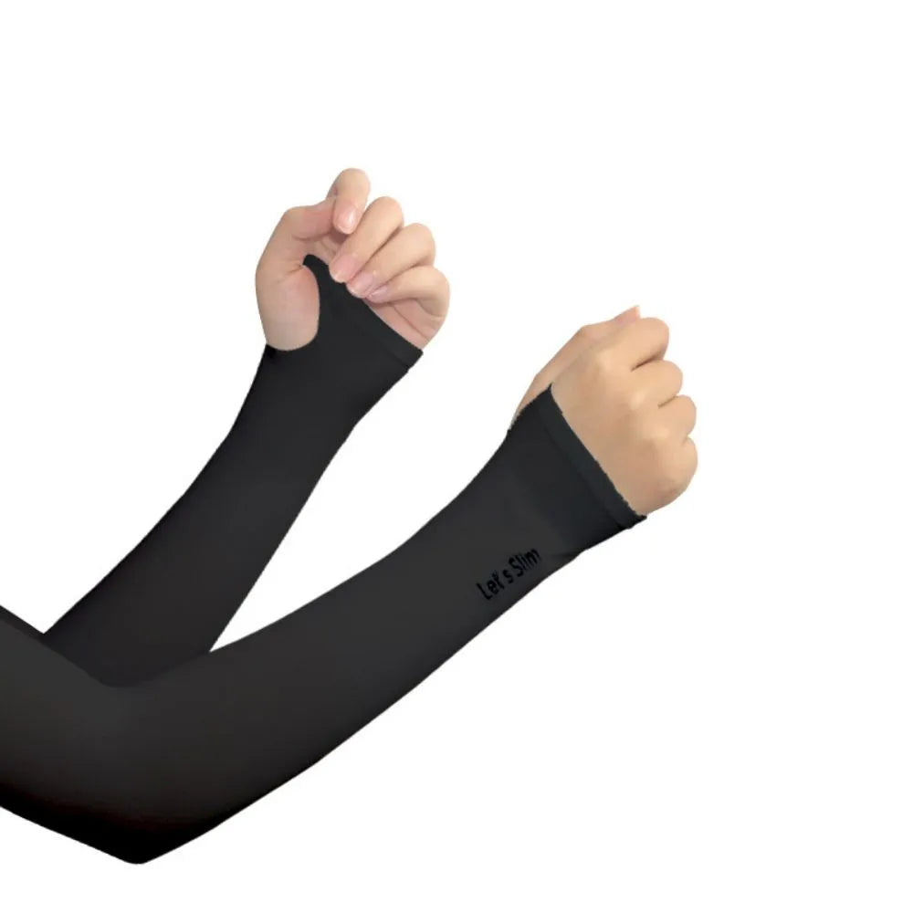 WEST BIKING Arm Sleeves Ice Fabric Breathable Quick Dry Running Sportswear Sun UV Protection Long Arm Cover Cycling Arm Sleeves-WAYBIKER