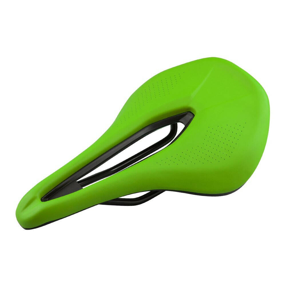 Ultralight Bicycle Seat MTB Road Mountain Bike S Power Works Racing Saddle TT Triathlon Cycling PU Breathable Soft Seat Cushion-WAYBIKER