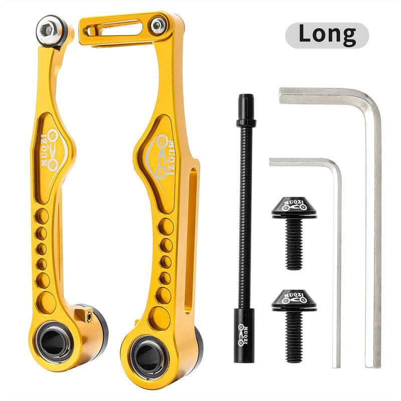 MUQZI V Brake Caliper MTB Road Folding Bike V Brake Set Ultralight Aluminum Alloy Brake Caliper-WAYBIKER