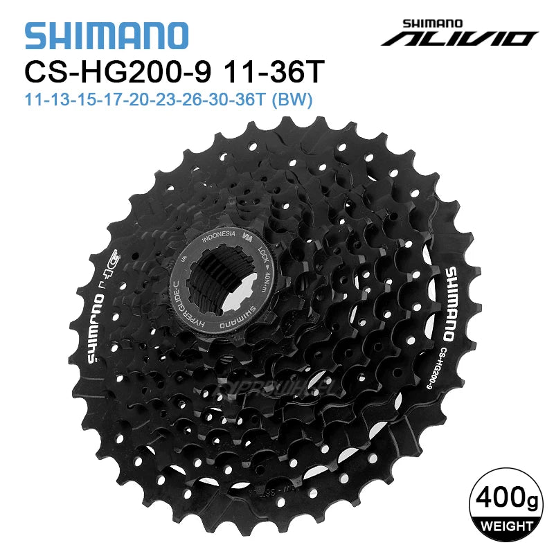 Shimano ALTUS HG200 9 Speed MTB Cassette Sprocket 32T 36T Mountain Bike 9S Freewheel 9V K7 Bicycle Ratchet Bike Parts