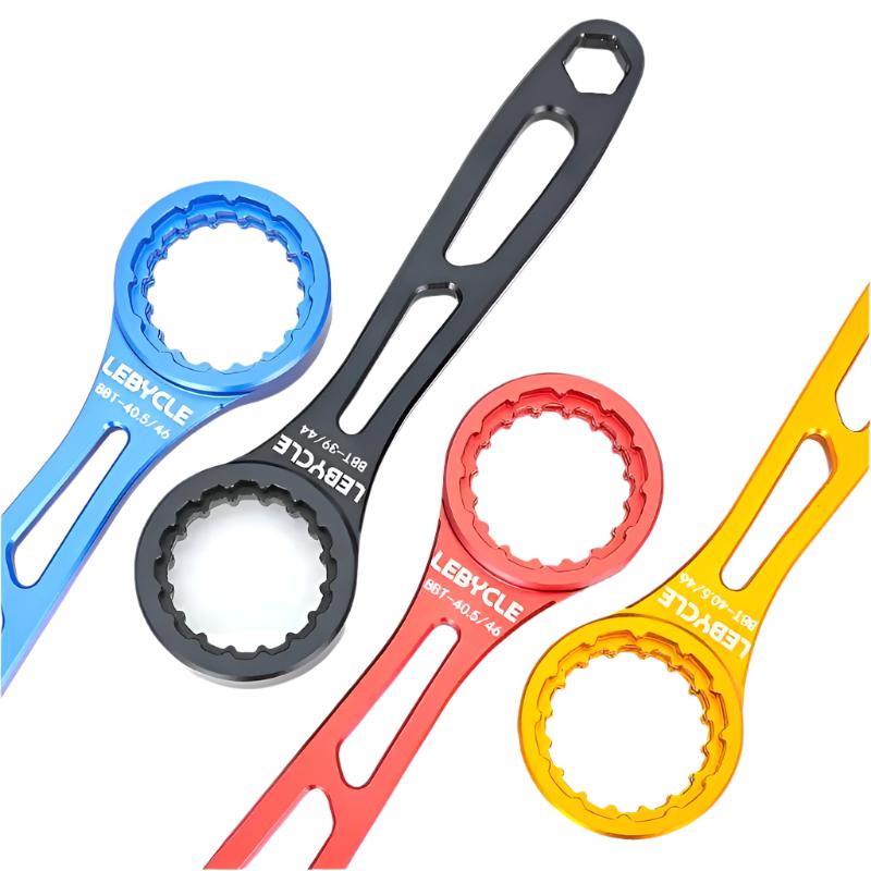 Lebycle BB Spanner ALL Aluminum Alloy Four-in-one Multi-function 39/40.5/44/46MM Bottom Bracket Tool-WAYBIKER