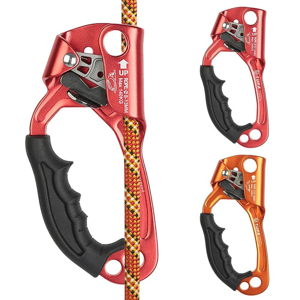Outdoor Hand Ascender Climbing Ascender 8-13mm Vertical Rope Access Climbing Rescue Caving-WAYBIKER