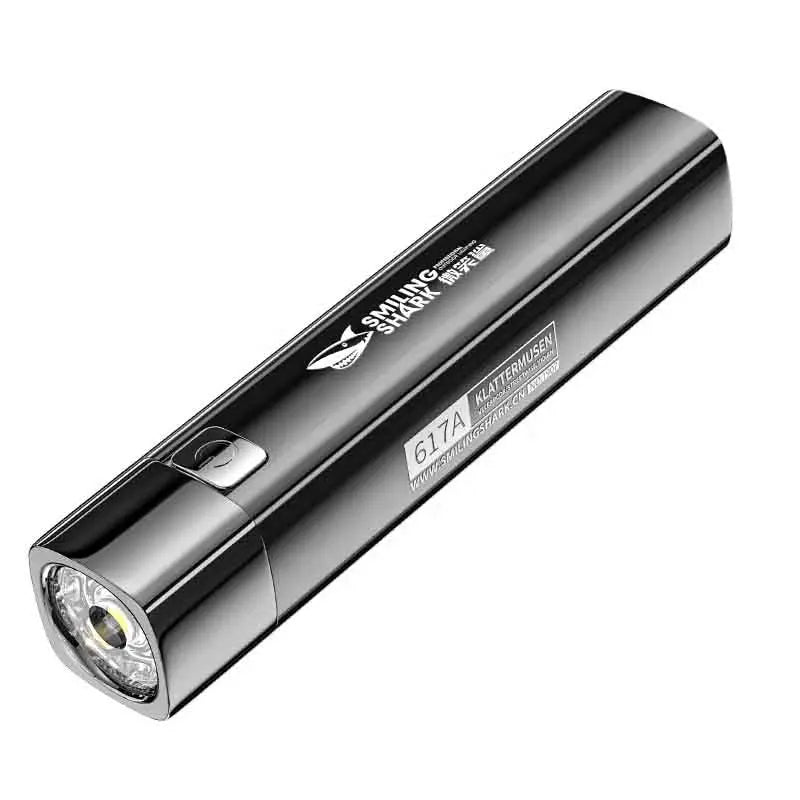 Super Bright LED Flashlight USB Rechargeable 18650 Battery Led Torch for Flashlight Riding Camping Hunting Indoor Flash Light-WAYBIKER