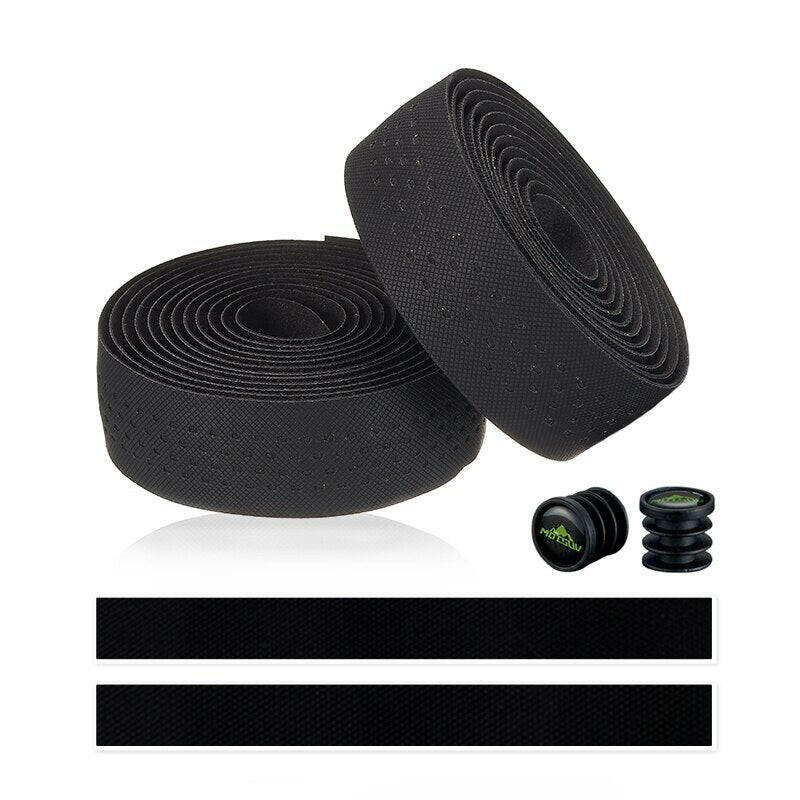 ESLNF Bicycle Handlebar Tape Steering Wheel Cover Road Cycling Handle Non-slip PU Belt Tape Bike Accessories Shock Straps-WAYBIKER