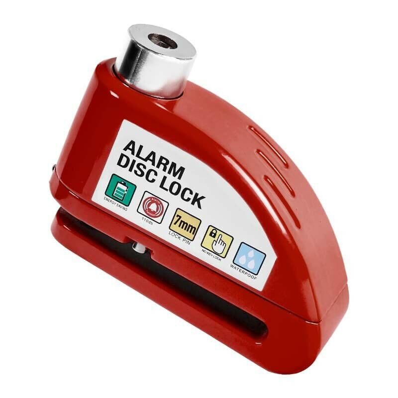 Motorcycle Alarm Lock Safety Anti-Theft Disc Brake Alarm Aluminum Alloy Safety Anti-Theft Motorcycle Bicycle Accessories-WAYBIKER