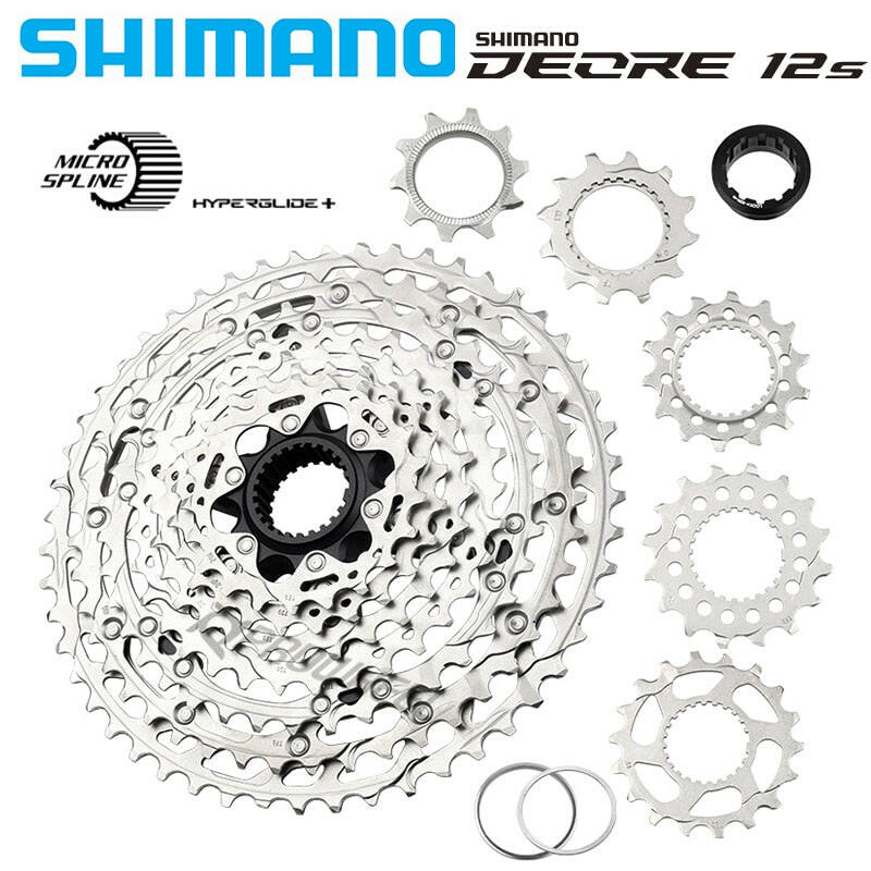 SHIMANO Deore M6100 12 Speed Mountain Bike Flywheel 12V Variable 12Speed Flying 12S 10-51T Micro Spline Cassette M7100 M8100
