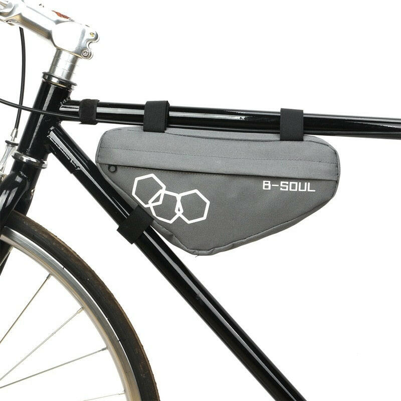 Polyester Bike Bag Waterproof Mountain Bicycle Triangle Bag Front Tube Frame Cycling Bag Pouch Holder Bycicle Accessories-WAYBIKER