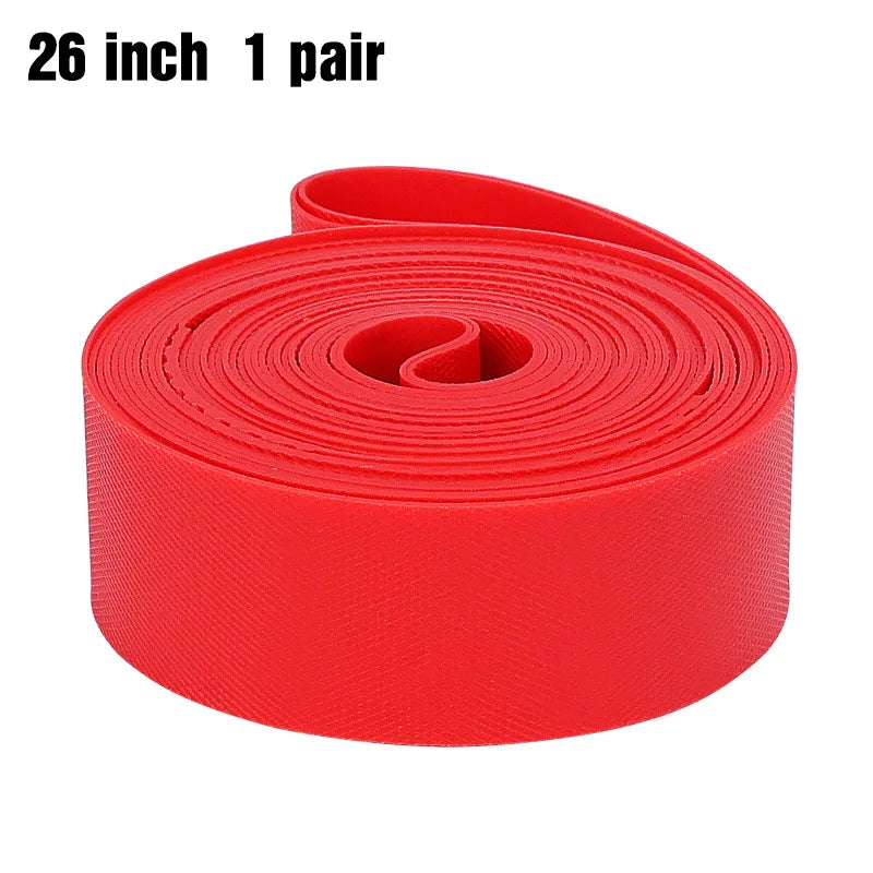 Lebycle Anti-puncture Bicycle Tire Inner Lining PVC Rim Tape Mountain Bike Bicycle Tire Anti-puncture Belt 24 26 27.5 29 700c-WAYBIKER