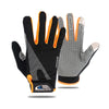1 Pair Sun Protection Ice Silk Fishing Gloves Women Men Anti-slip Breathable Anti-UV Two Finger Sports Cycling Running Gloves-WAYBIKER
