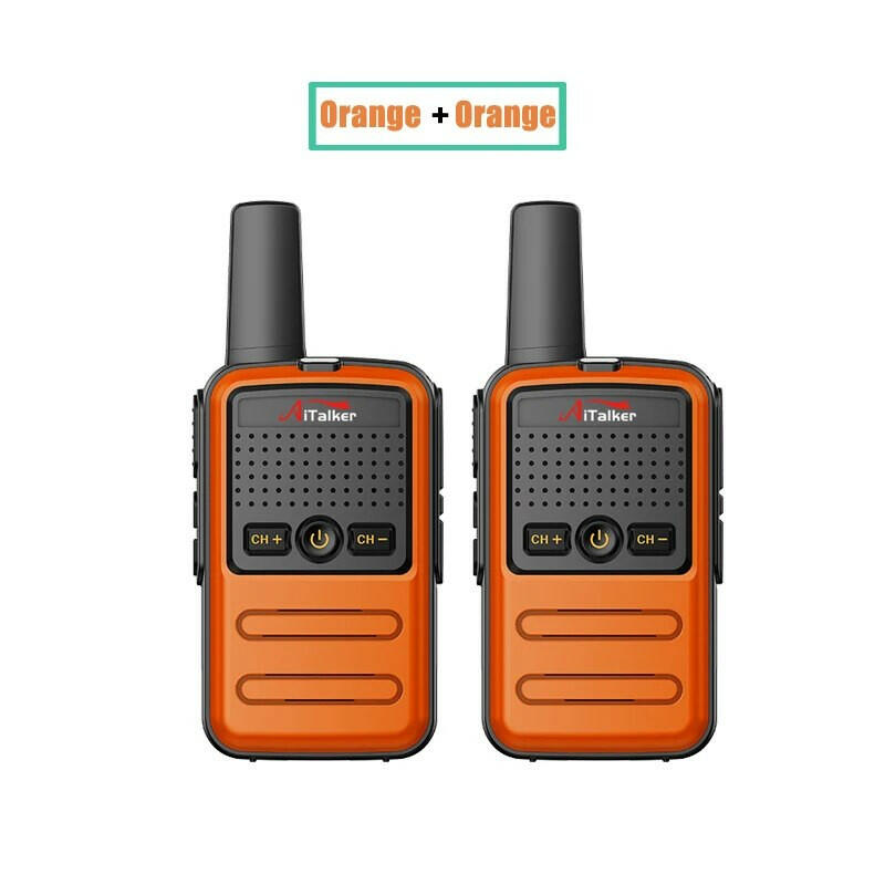 2Pcs Mini Small Little  Walkie Talkie Talk With Baofeng UV5R Portable Two Way Radio Hotel Hunting  USB Charger Transceiver-WAYBIKER