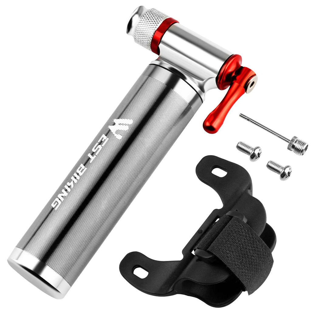 Mini Bike Pump CO2 Inflator Road Mountain Bikes Bicycle Tire Pump for Presta and Schrader Bicycle Accessories-WAYBIKER