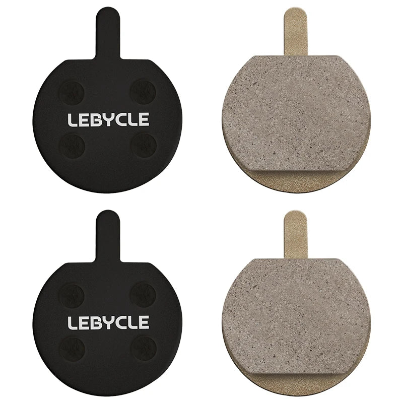 Lebycle 2Pairs High-Quality MTB Bike Resin Semi Metal Brake Pads Universal Hydraulic brake-WAYBIKER