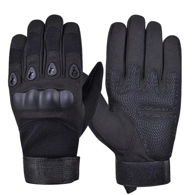 Motorcycle Gloves Military Tactic Combat Hunting Shooting Anti-slip Outdoor Riding Knuckle Protective Gloves Bycicle Accessories-WAYBIKER