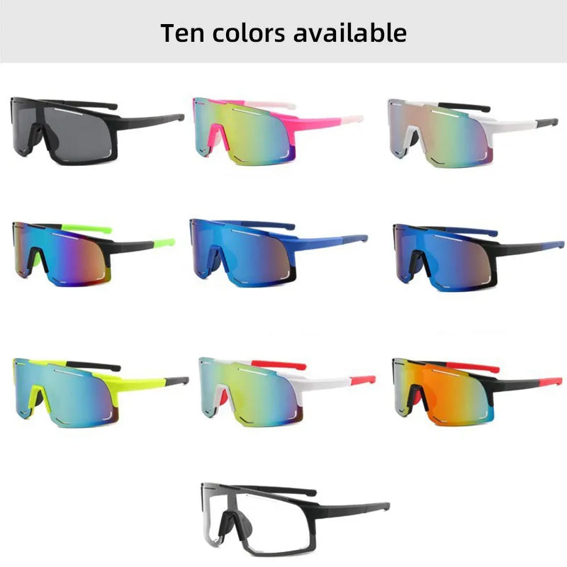 New Outdoor Glasses Bicycle Windproof Men's And Women's Cycling Sunglasses Cross-border European And American Sports Sunglasses-WAYBIKER