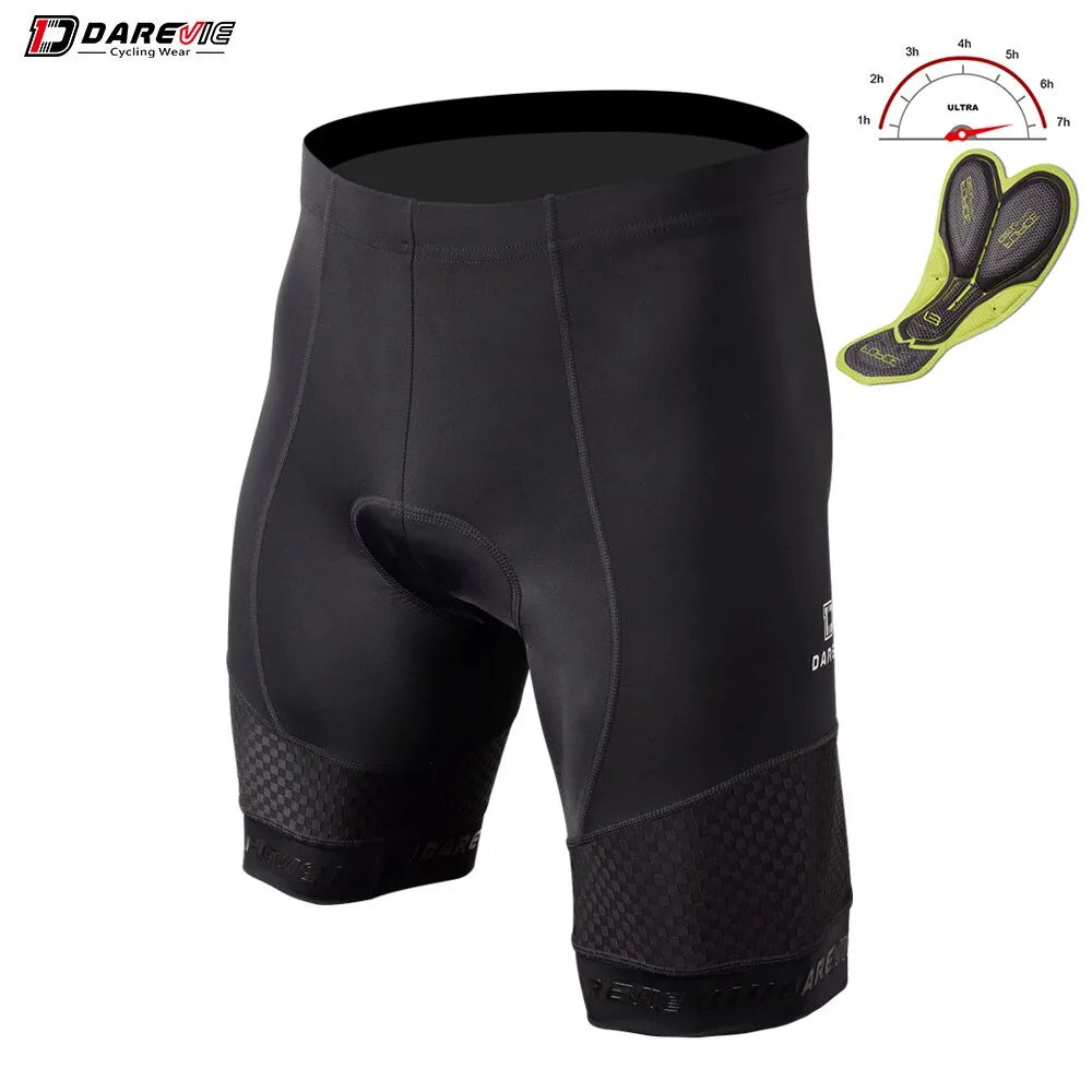 DAREVIE Cycling Shorts 3D Gel Pad Mens Cycling Shorts Breathable Mountain 6 Hours Ride MTB Road Womens Downhill Cycling Shorts