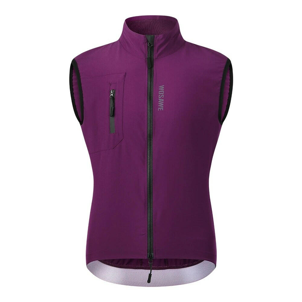 WOSAWE New Cycling Jacket Windproof Bike Windbreaker Men Bicycle Gilet Lightweight Outdoor MTB Sports Wind Jacket-WAYBIKER