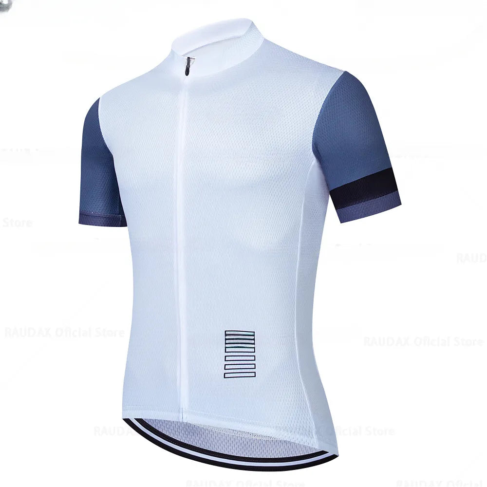 2023 Cycling Clothing Men Short Sleeve Ropa Ciclismo Summer Cycling Jersey Triathlon-WAYBIKER