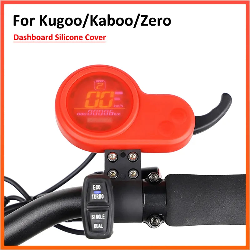 WaterProof Silicone Cover For Kugoo Kaboo Zero LCD Display Protective Cap for Electric Scooter Instrument Dashboard Parts-WAYBIKER