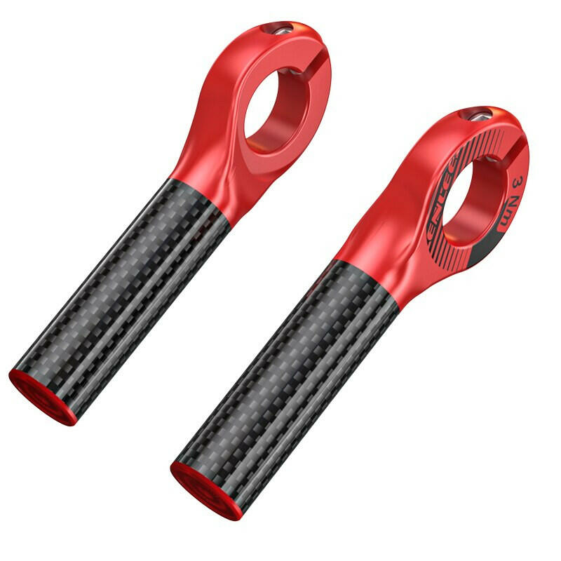 1 Pair Adjustable Bike Grip Bar End Handle Auxiliary Riding Horn Rest Handlebars Cycling Fatigue Relief Bicycle Accessories