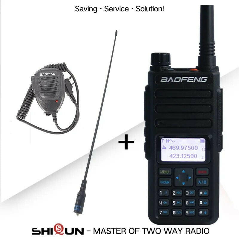 Baofeng DR-1801UV Long Range Dual Band DMR Digital/Analog Walkie Talkie Tier I Tier II Dual Time Slot Upgrade DM-1801 Ham Radios-WAYBIKER
