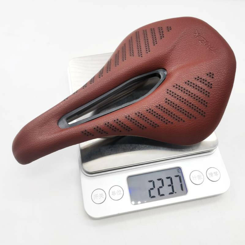 New bicycle seat MTB Road Bike Saddles PU Retro Brown Ultralight Breathable Comfortable Seat Cushion Bike Racing Saddle Parts-WAYBIKER