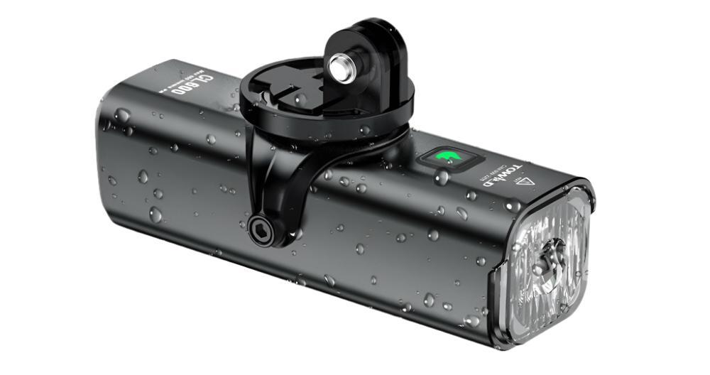 TOWILD CL1200/600LM Bike Light Front Lamp USB Rechargeable LED 21700 4000mAh Bicycle Light Waterproof Headlight Bike Accessories-WAYBIKER
