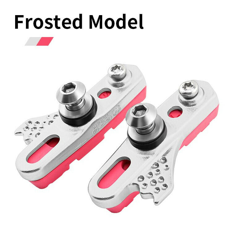 MUQZI Bike Brake Pads For Alloy Rims Ultra light Rubber Brake Shoes MTB Road Bicycle Brake Block Cycling Accessories-WAYBIKER