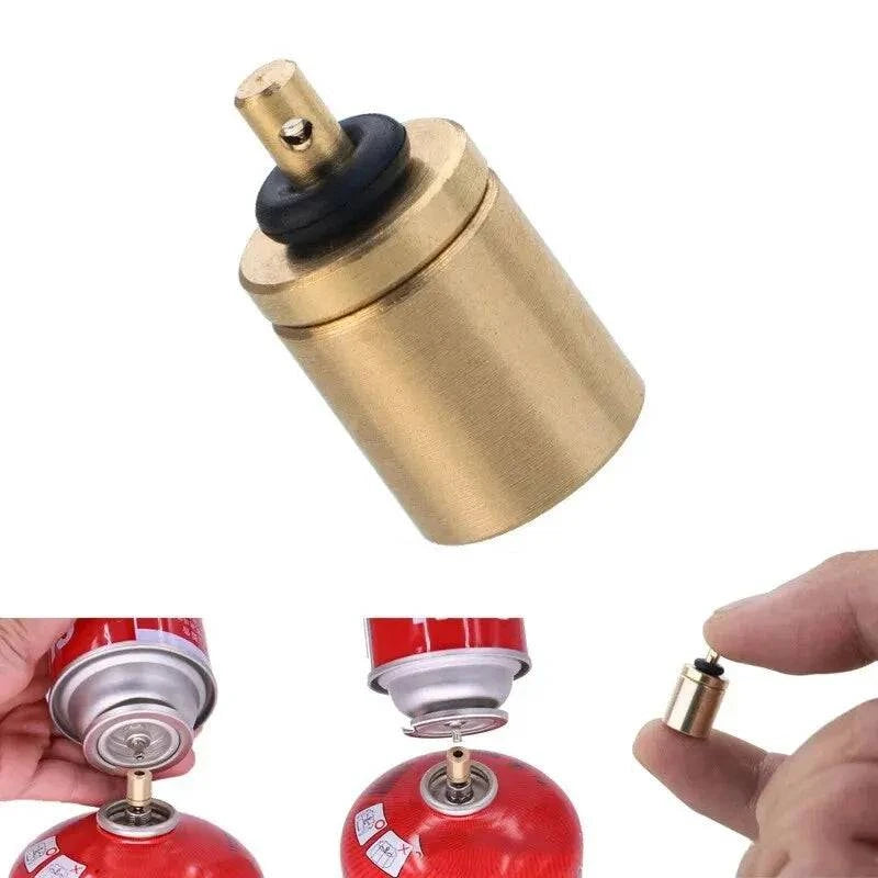 Gas Refill Adapter Outdoor Camping Stove Gas Cylinder Gas Tank Gas Burner Accessories Hiking Inflate Butane Canister-WAYBIKER