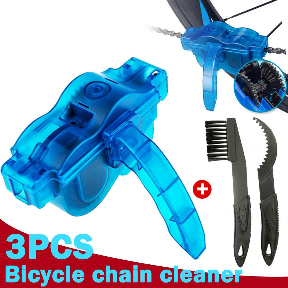 Chain Cleaner Cleaning Bicycle 3D Chain Brush Wash Tool Set MTB Bike Protection Oil Bike Chain for Mountain Cycling Accessories