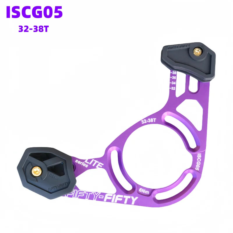FIFTY-FIFTY DH Racing 1X Series Bike Chain Guide MTB Bicycle Guide Chain ISCG05 Chain ring 28-34T/30-36T/32-36T/32-38T