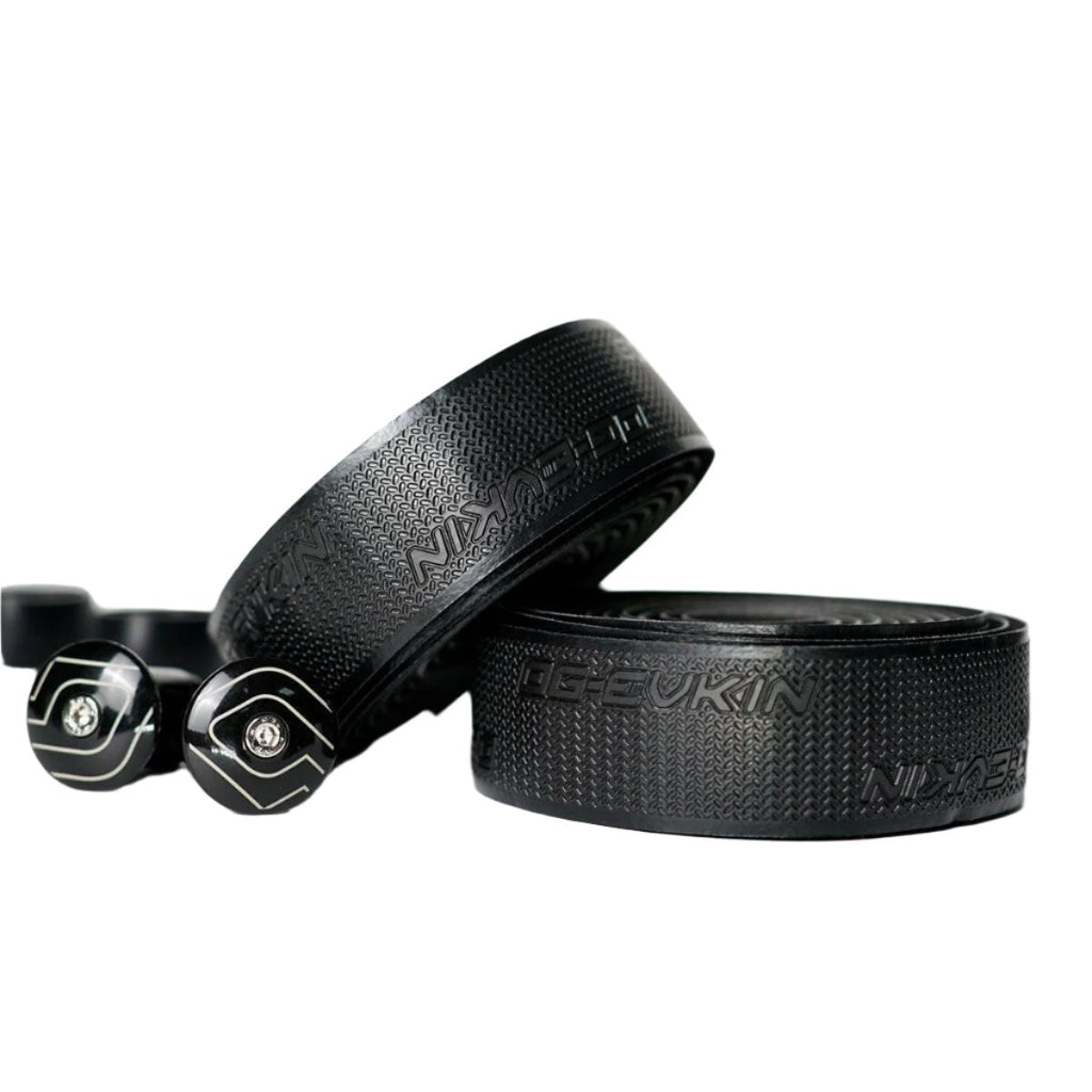 OG-EVKIN Road Bike Handlebar Tape Drop Bar Tape Polyurethane/EVA Anti-Vibratio Cycling Bicycle Bike Accessories With 2 Bar Plug-WAYBIKER