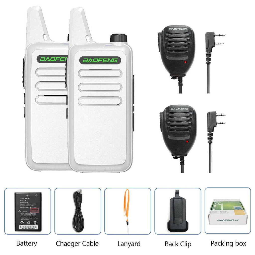 2PCS Baofeng BF-T20 5W Portable Mini Walkie Talkie VOX Charging USB For BF-C9 BF-888S KD-C1 Two Way Radio  Hotel Hunting-WAYBIKER