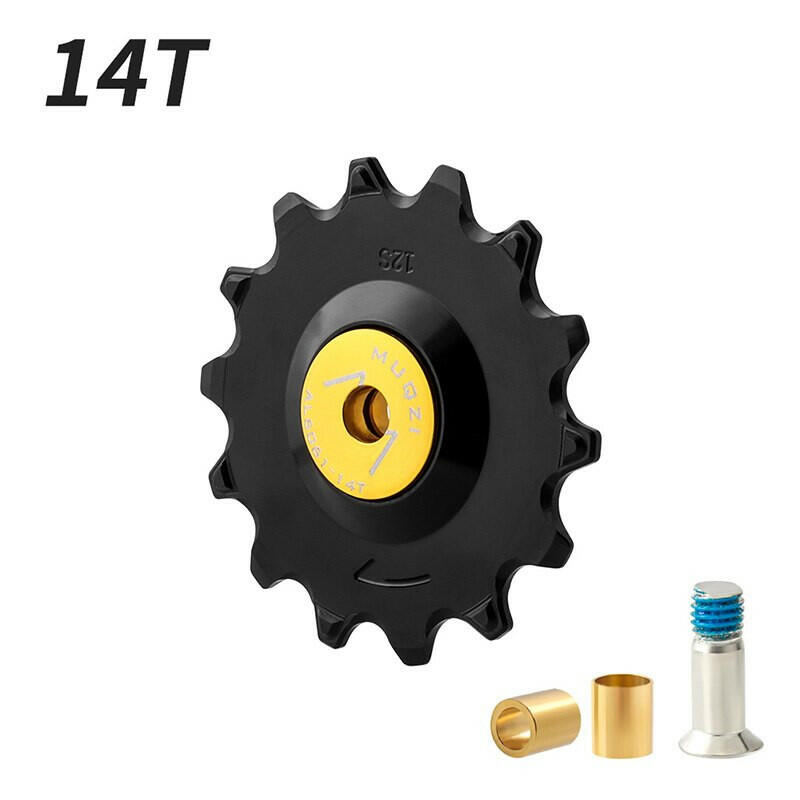 MUQZI Bike Pulley 11T 12T 13T 14T Rear Derailleur Jockey Wheel 7 8 9 10 11 12 Speed Chain Ceramic Pulley-WAYBIKER