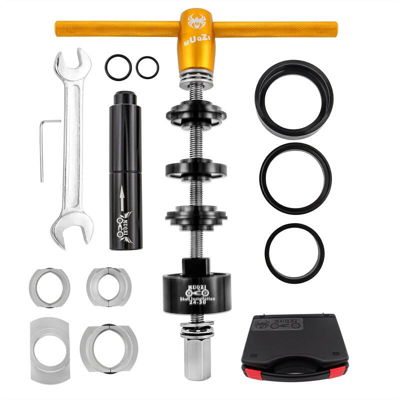 MUQZI Bicycle Bottom Bracket Remove Install Tool Bearing Press Fit Tools MTB Road Bike Repair Kit For BB86 BB30 BB92 PF30-WAYBIKER