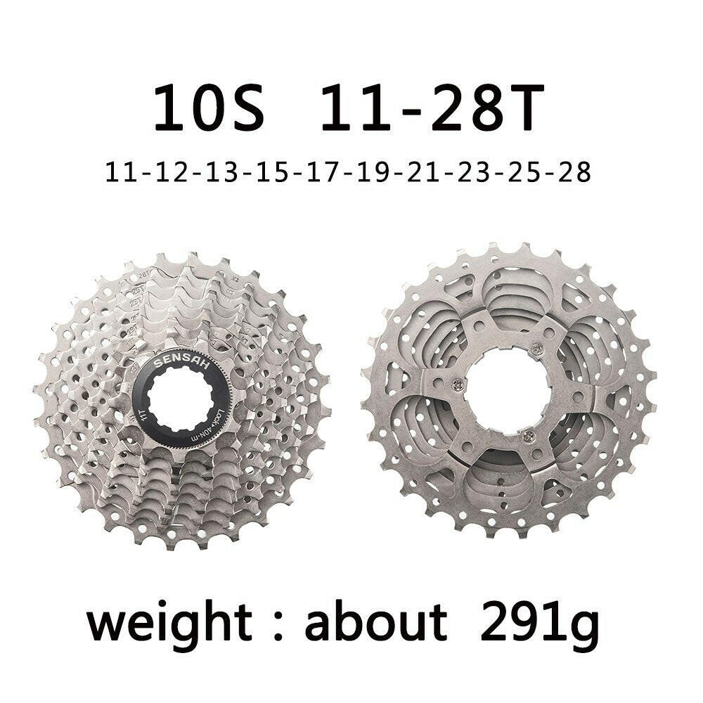 SENSAH 8/9/10/11/12 Speed Road Bike Cassette 11V 23T/25T/28T/30T/32T/34T/36T Bicycle Freewheel K7 10S Flywheel for  HG Hub-WAYBIKER