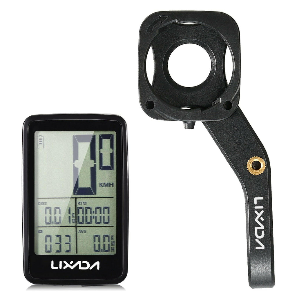 Lixada Bike Computer USB Rechargeable Wireless Bike Cycling Computer 11 Functions Bicycle Speedometer Odometer BKV-1206