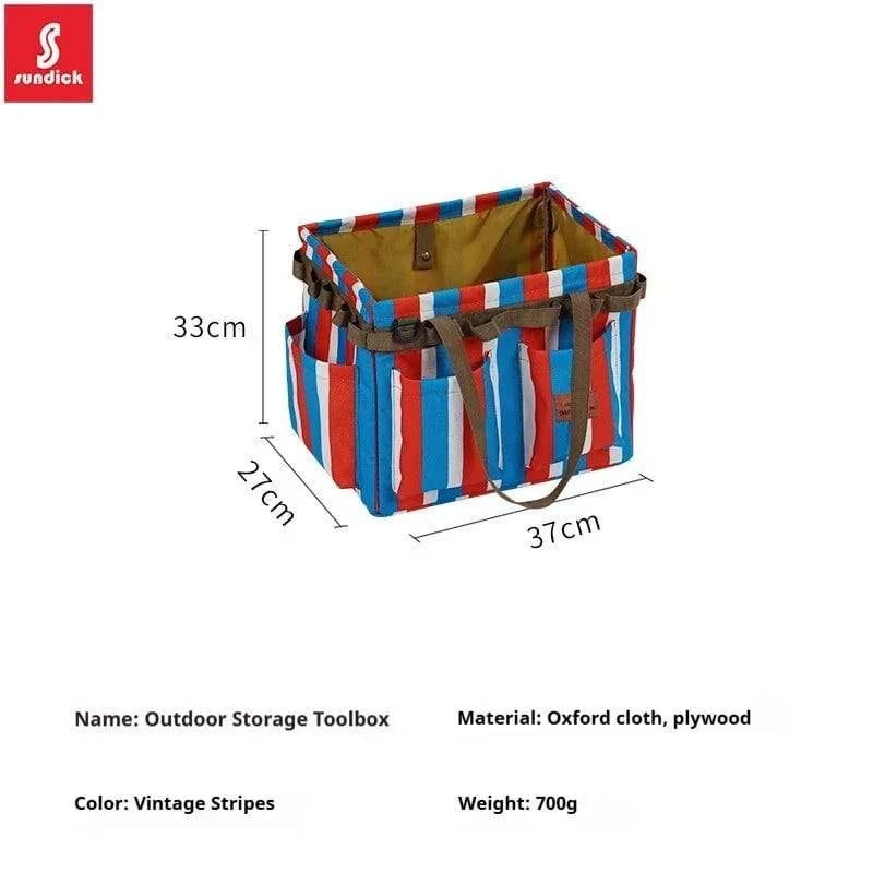 SUNDICK Outdoor folding storage open box for mountain travelers camping storage tool bag handbag home shopping bag firewood bag-WAYBIKER