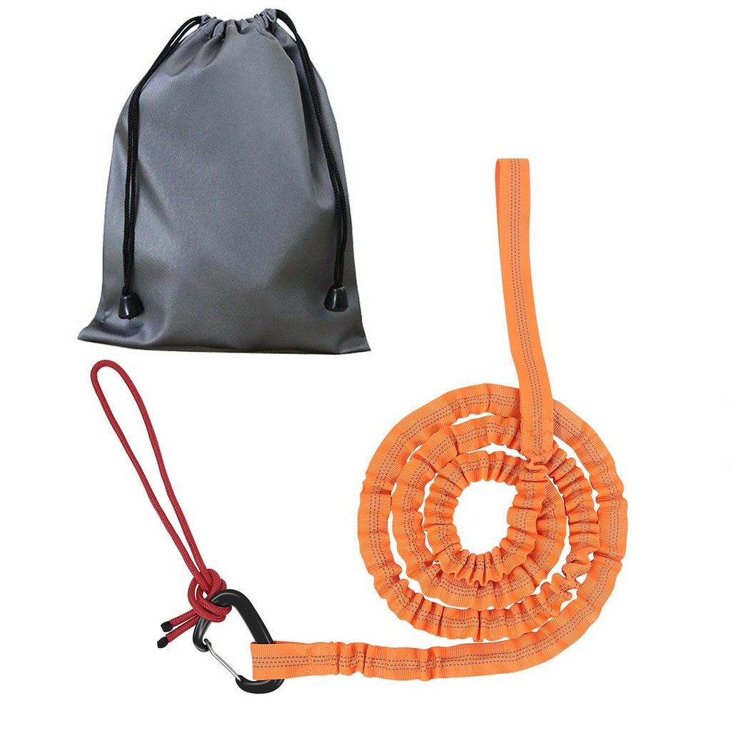 Kids Tow Rope Child Bike Stretch Bungee Cord Compatible With All Mountain Bikes Hooks For Heavy Duty Car Emergency Off Road-WAYBIKER