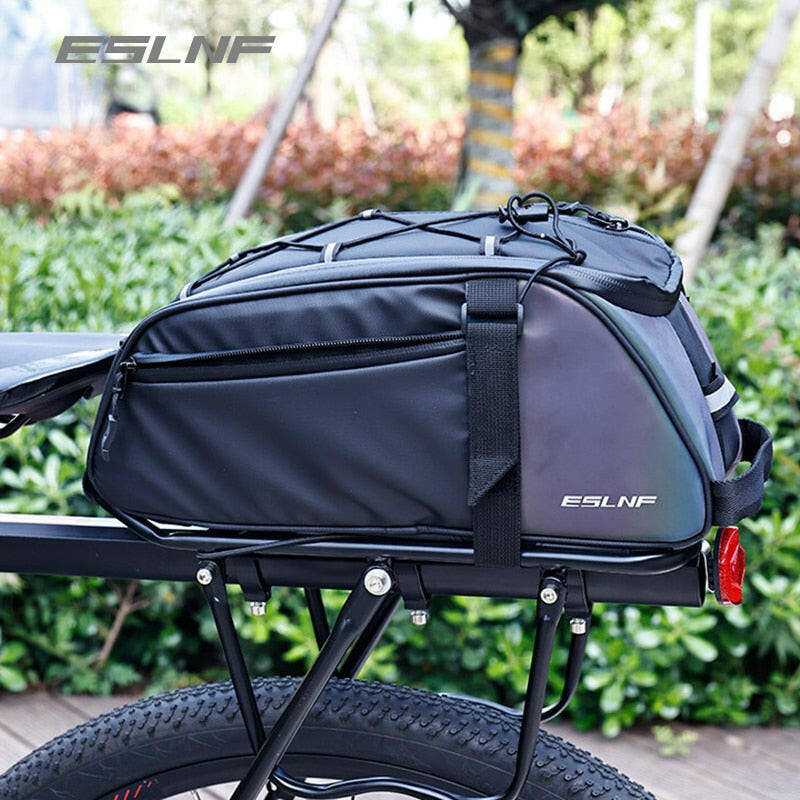 ESLNF Bike Waterproof Tail Bag Outdoor Riding Large Capacity Storage Bag Mountain MTB Bike Riding Seat Saddle Bag Accessories-WAYBIKER