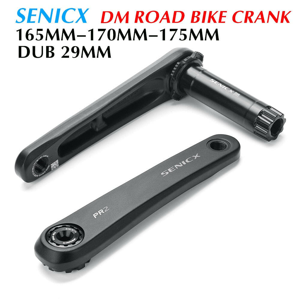 SENICX PR2 GXP Road bike 2 x 10 /11/12 Speed Crank 165mm/170mm / 175mm for Road Folding Bike-WAYBIKER