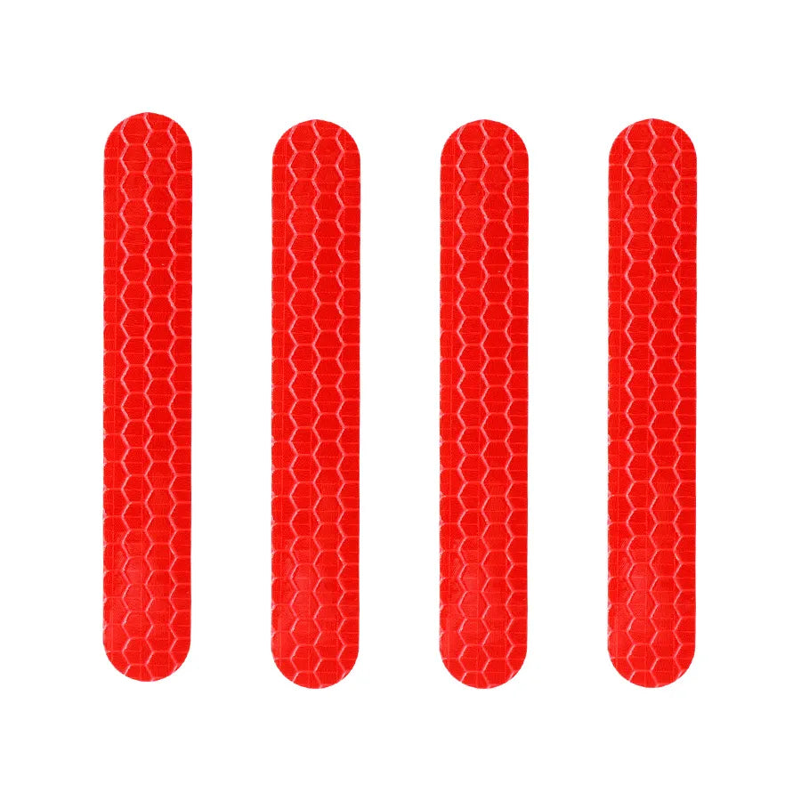 4pcs/set New Front Rear Wheel Cover Eflective Sticker for Ninebot Max G30 Electric Scooter Warning Dustproof Reflective Sticker-WAYBIKER