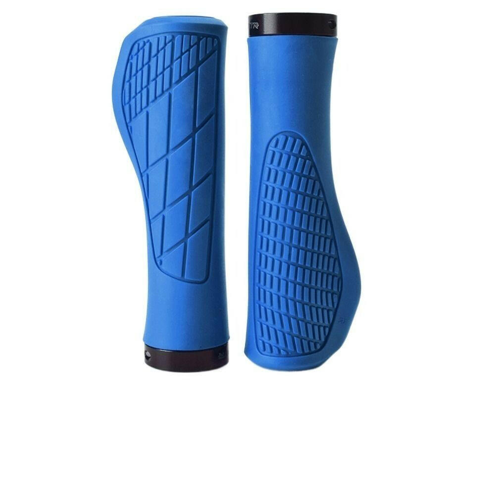 MTB Bicycle Grips Shockproof Bike Handlebar Cover Anti-Slip Lockable Grips Ergonomic Cycling Rubber Ball Handle Grips-WAYBIKER
