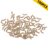 30 / 50 / 100 PCS Fishing Line Aligner Anti-tangle Hook Sleeves Bent Hook Aligner Carp Fishing Hair Rig Accessory-WAYBIKER