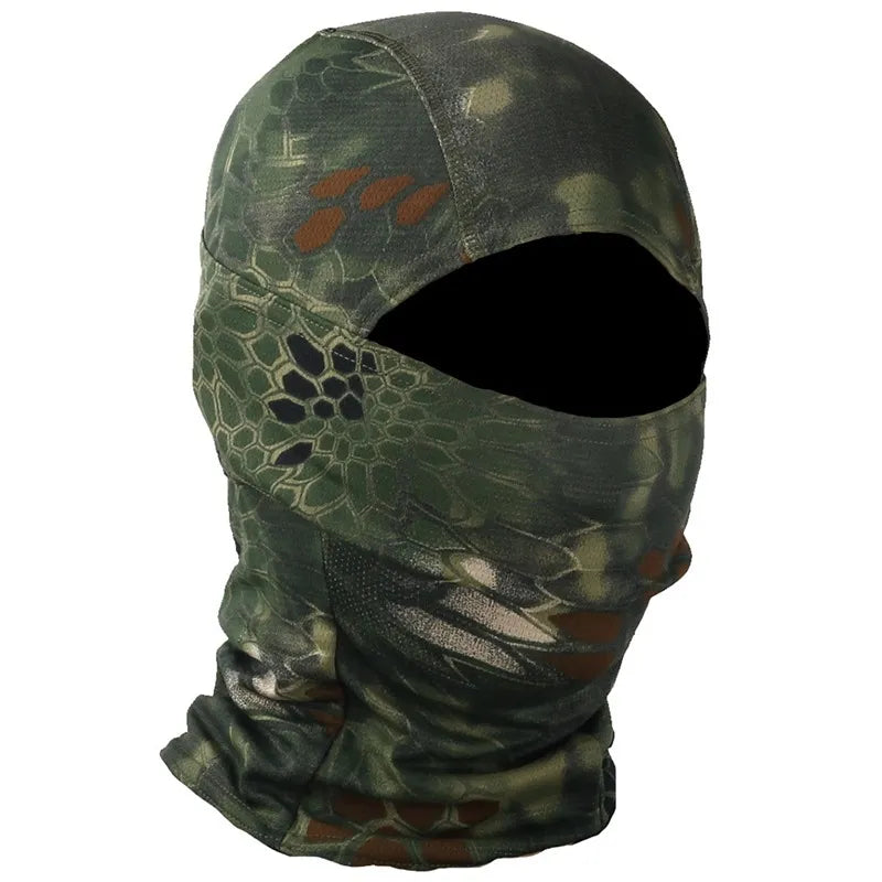 Military Camouflage Balaclava Outdoor Motorcycle Cycling Fishing Hunting Hood Protection Army Tactical Balaclava Head Face Cover-WAYBIKER