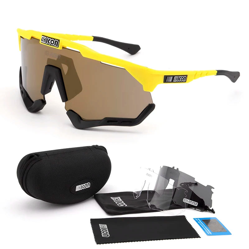 Polarized Cycling Glasses Men Women Outdoor Polarized Fishing Sunglasses Mountain Bicycle Glasses Road Bike Cycling Eyewear